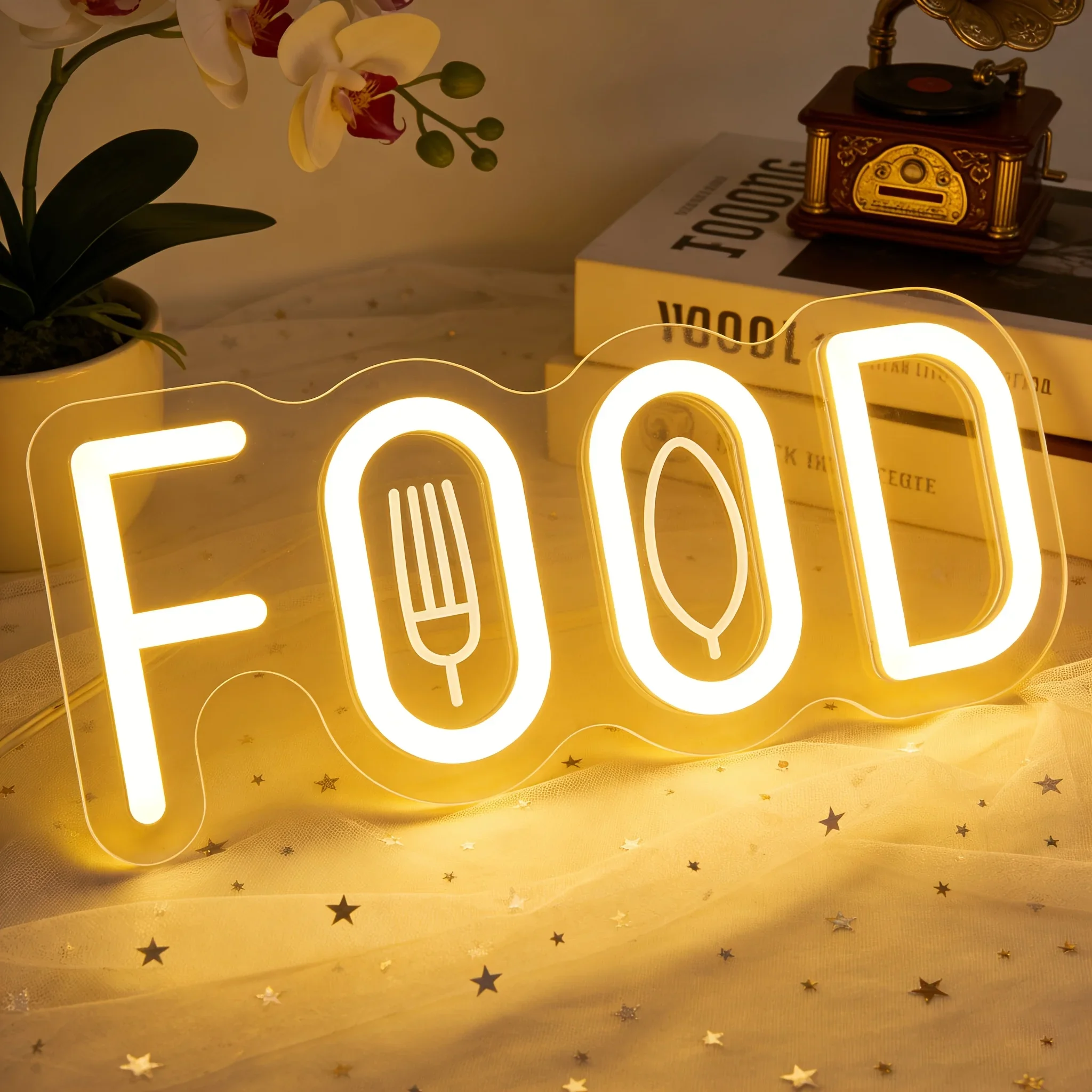 Commercial Kitchen Windows - Insegna al Neon per Negozi di