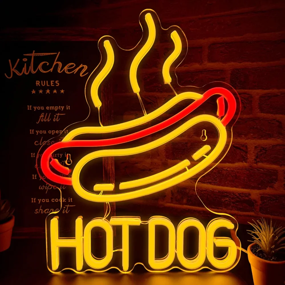 Commercial Kitchen Windows - Insegna al Neon LED a Forma