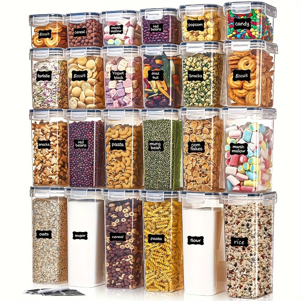 Commercial Kitchen Utensil Organizer - Set di 24 Contenitori per Alimenti:
