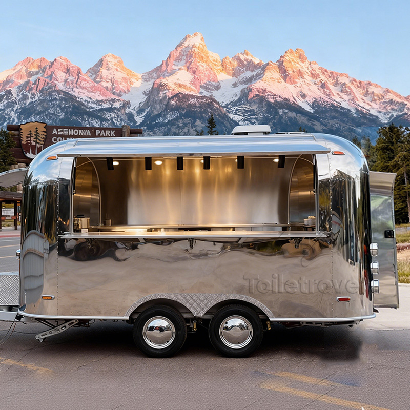 Commercial Kitchen Windows - Food Truck Commerciale Vintage Personalizzato per
