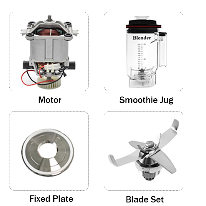 Commercial Blender Heavy Duty - Frullatore Professionale ad Alta Potenza 1.8L