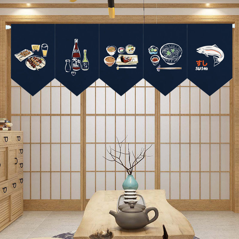 Commercial Kitchen Windows - Ristorante giapponese Stendardo commerciale Tenda corta