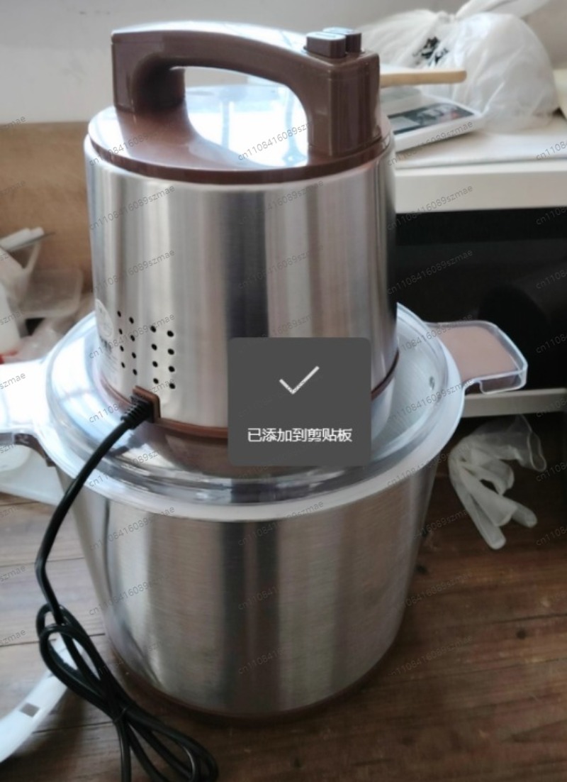 Commercial Kitchen Grinder - Tritacarne Elettrico Professionale da 10L in