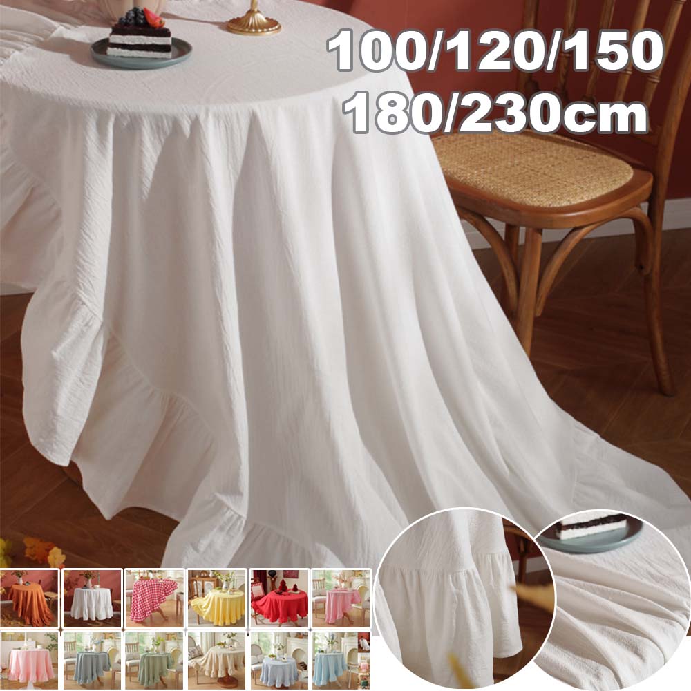 Commercial Dishwasher Table - Tovaglia Rotonda Tinta Unita in Cotone