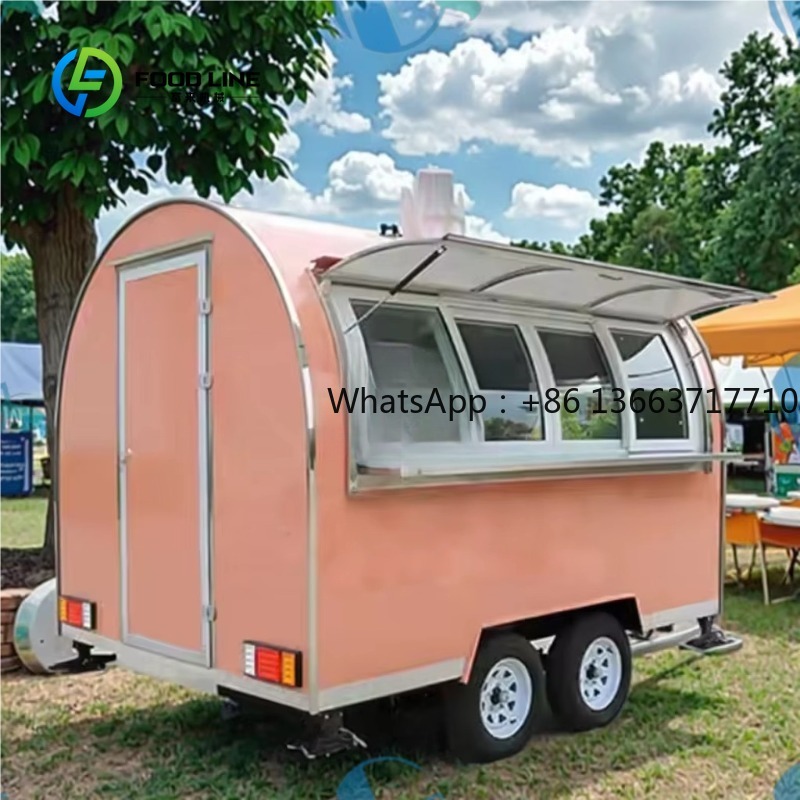 Commercial Kitchen Windows - Food Truck Rotondo Personalizzato di Alta
