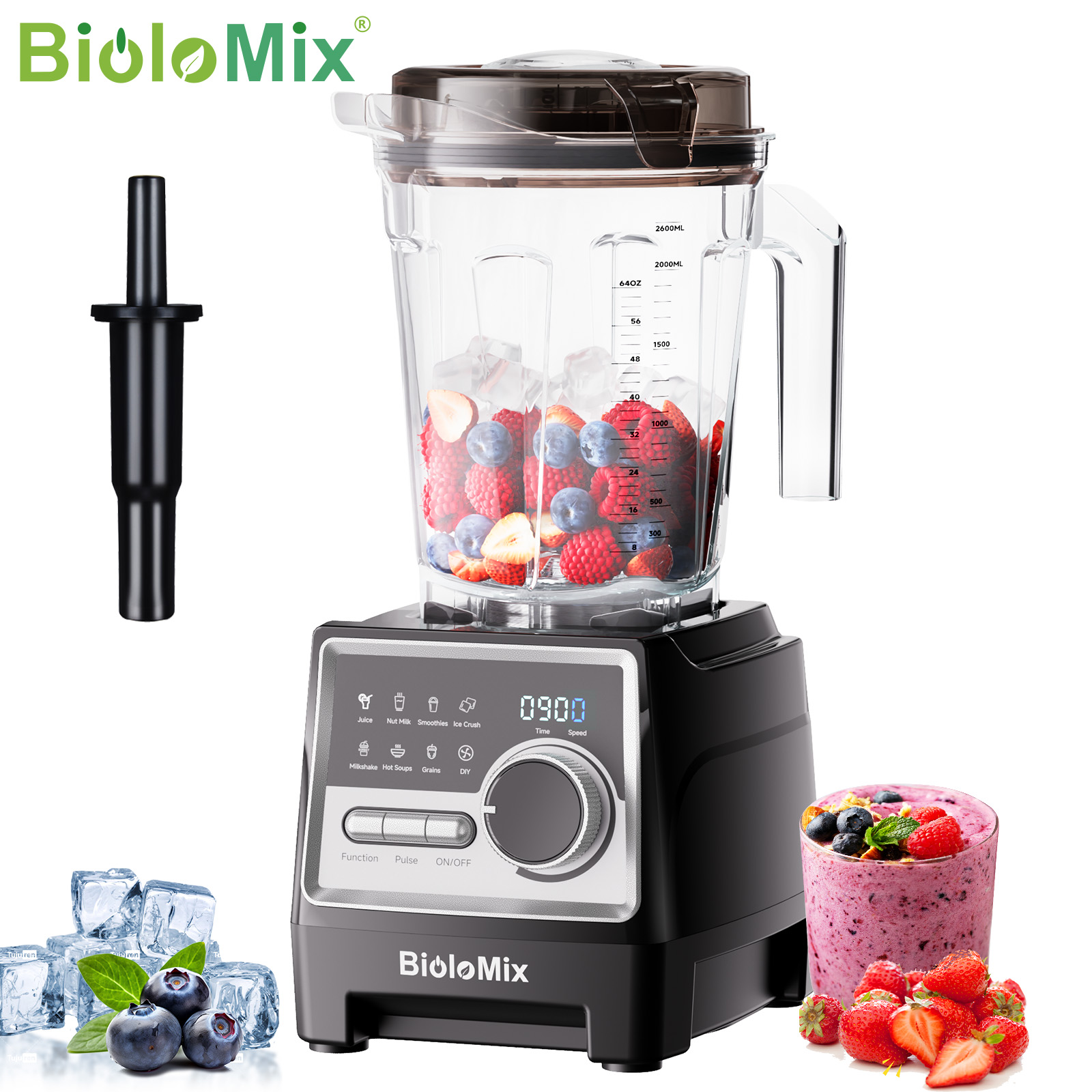 Commercial Blender Heavy Duty - Frullatore professionale BioloMix da 1500 W