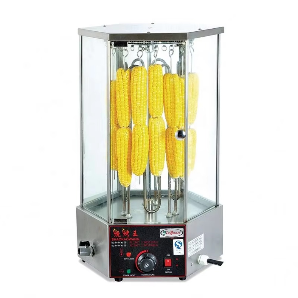 Commercial Kitchen Grill - Macchina Girevole per Grigliare Mais e