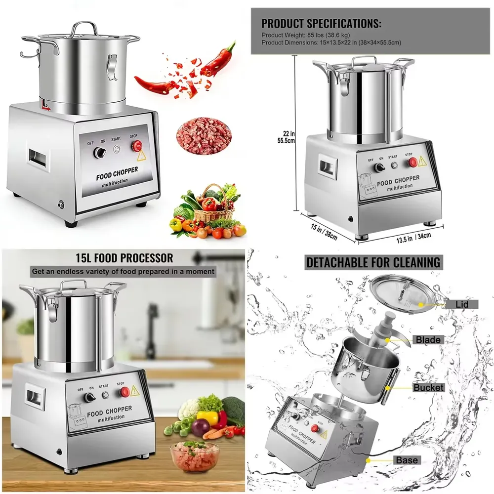 Commercial Kitchen Grinder - Robot da Cucina Elettrico Commerciale in