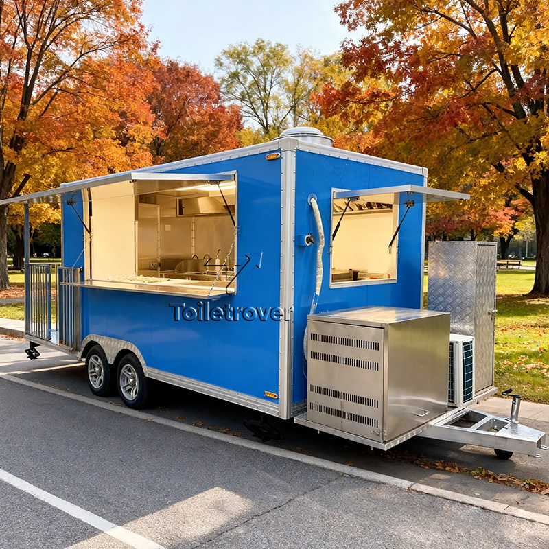 Commercial Kitchen Windows - Rimorchio Food Truck Container Cucina Mobile
