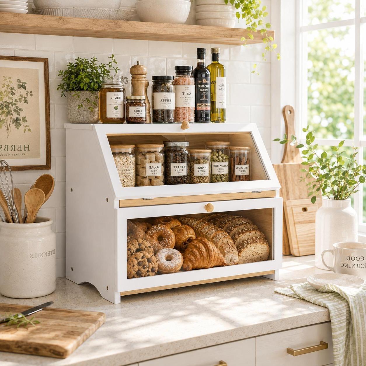 HOMEKOKO Contenitore per Pane  - Commercial Kitchen Utensil Organizer recensione e prezzo
