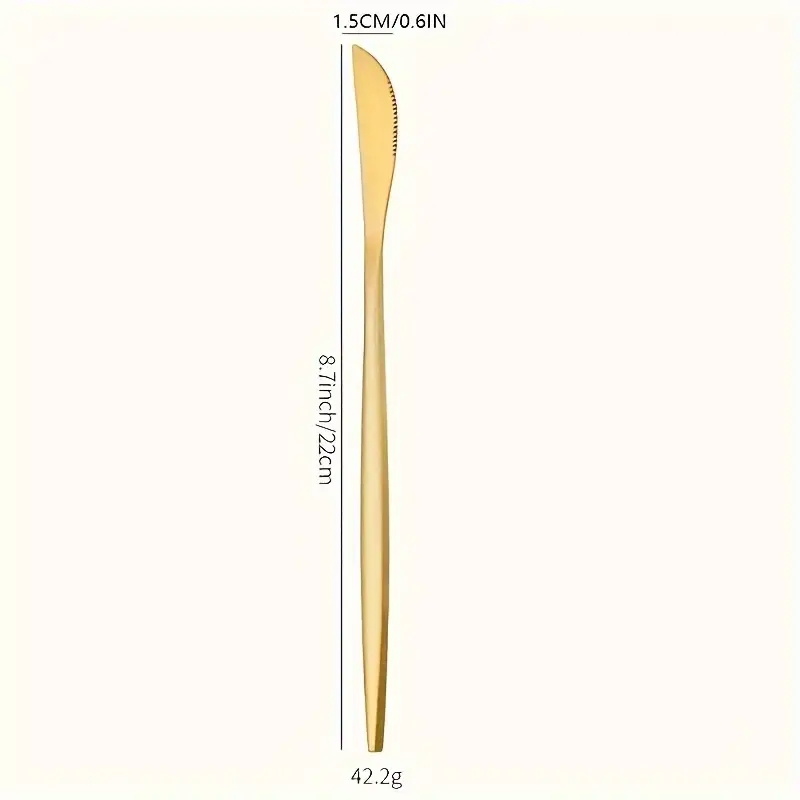 12 coltelli da tavola dorati,  - Commercial Kitchen Knives recensione e prezzo