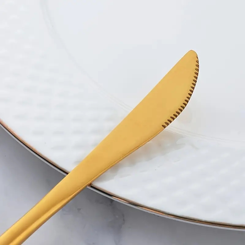 12 coltelli da tavola dorati,  - Commercial Kitchen Knives recensione e prezzo