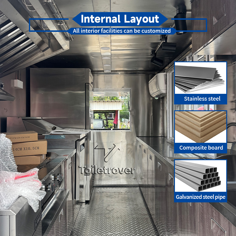 Rimorchio Food Truck Container - Commercial Kitchen Windows recensione e prezzo