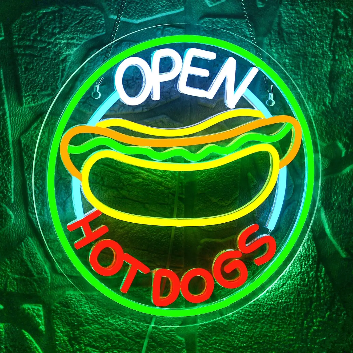 Insegna al Neon LED 'Hot Dog O - Commercial Kitchen Windows recensione e prezzo