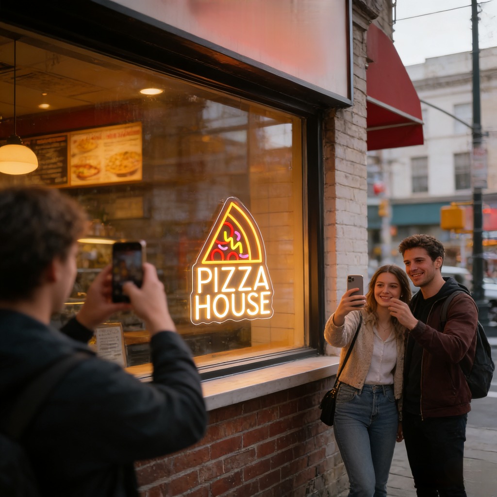 Insegna al Neon per Pizzeria,  - Commercial Kitchen Windows recensione e prezzo