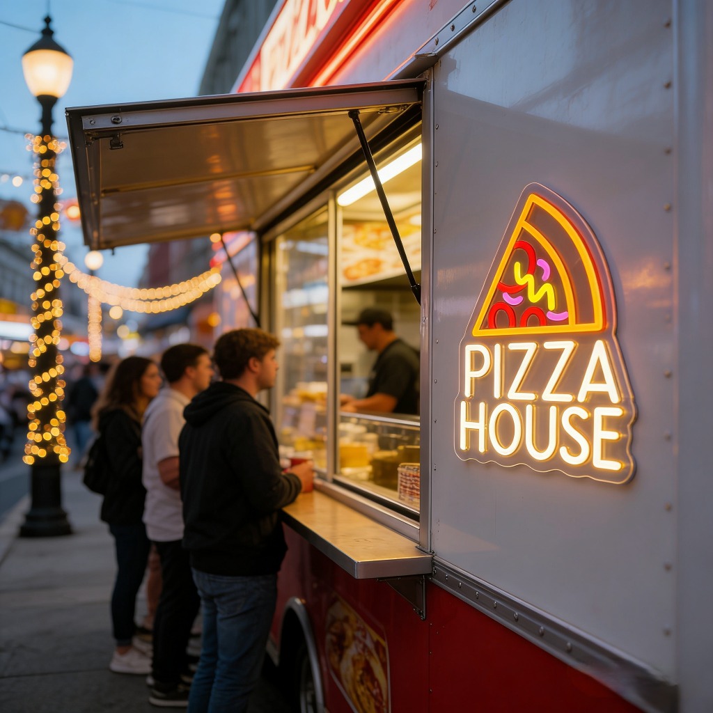 Insegna al Neon per Pizzeria,  - Commercial Kitchen Windows recensione e prezzo